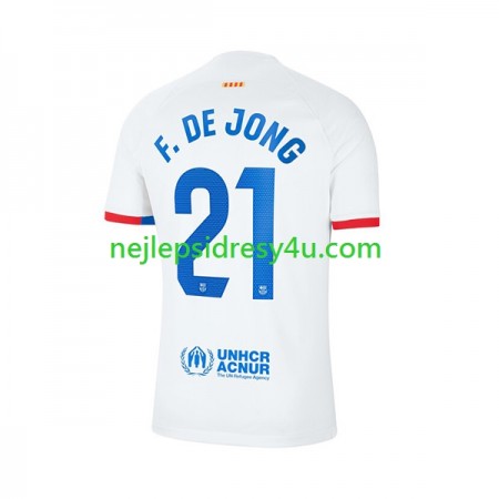Fotbalový Dres FC Barcelona Frenkie de Jong 21 Venkovní 2023/24